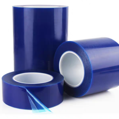 Màng dán nylon có keo bảo vệ bề mặt chống xước bề mặt kim loại, nội thất, oto (màu xanh, màu trắng)